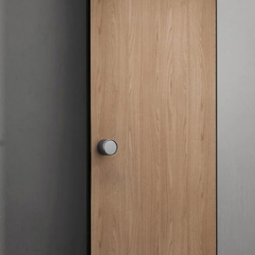 babominimer Verdecktes Türschloss aus Zinklegierung für Schlafzimmer oder Badezimmer, einseitiges Design mit Schlüsselloch, passend für 35–50 mm Türen, minimalistischer Stil, Sicherheits-Hardware von babominimer