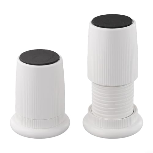 babominimer Verstellbare Möbel-Betterhöhung, 76–125 mm Höhe, mit Anti-Rutsch-Design, für Sofa, Bett, Tisch und Stuhl, Fußmatten in Schwarz, Weiß oder Grau (Weiß) von babominimer