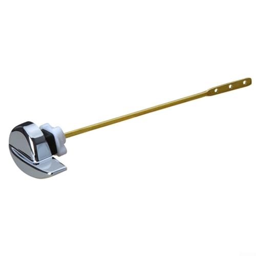 babominimer WC-Tank-Spülhebelgriff mit Seiten- oder Fronthalterung, übliche Passform für die meisten Toiletten, Zinklegierung und Messingkonstruktion mit Kupfer-Finish, verstellbarer Auslöser (C) von babominimer