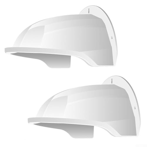 babominimer Wasserdichte Kamera-Schutzabdeckung, Outdoor-ABS-Regen- und staubdichtes Gehäuse für die Überwachung zu Hause, wetterbeständiger Sonnenschutz (2 Stück) von babominimer