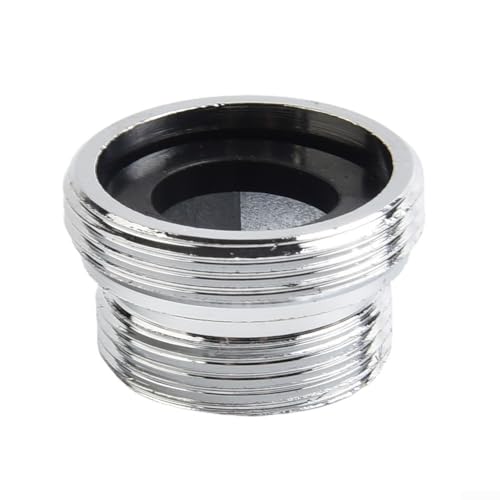 babominimer Wasserhahn-Luftsprudler aus Metall, mit Innengewinde für Küchenspüle, 16 mm22 mm, wassersparender Anschluss in Silber-Finish, für Zuhause und Büro von babominimer