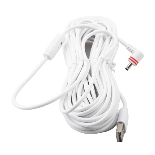 babominimer Wetterfestes Stromkabel und Adapter, 7,6 m/10 m, kompatibel mit Ring Spotlight Cam/Spotlight Cam Plus Akku/Spotlight Cam Pro Akku und Argus Pro, (10 m) von babominimer