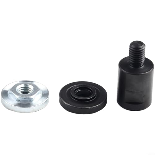 babominimer Winkelschleifer-Adapter und Tablett-Set, Metallgewinde-Umrüstsatz, 3-teilig, für Polierpads, Trennscheiben, Bohrer (auf M10-Set) von babominimer