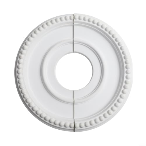 babominimer for Split Design Deckenmedaillon 315 mm PU dekorative Abdeckplatte für Kronleuchter und Deckenventilatoren in Weiß babominimer for Split Design Deckenmedaillon 315 mm PU dekorative Abdeckplatte für Kronleuchter und Deckenventilatoren in Weiß von babominimer