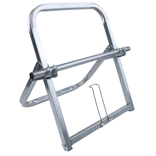 babominimer für einachsige Kabeltrommelspender mit faltbarem Design für 30-cm-Spulen, Stahldraht-Rack-Halter für Kabel, Seile und Paracords im Haus u von babominimer