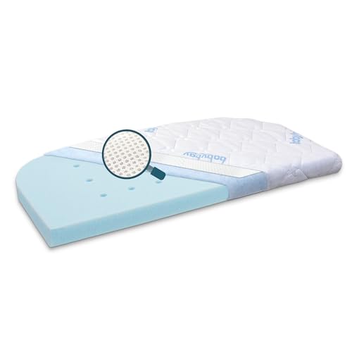 Babybay Medicott extraluftig 3D Mesh Matratze, Baumwolle, weiß, Modell Maxi, Boxspring, Comfort Plus (89x49,5cm) von babybay