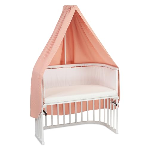 babybay Himmel Waffelpiqué für Mobilehalterung passend für alle Modelle bis 96 cm Länge, apricot rosé von babybay