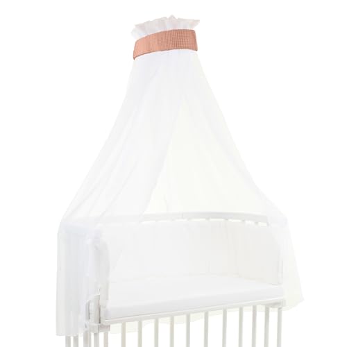 babybay Himmel Waffelpiqué mit Band passend für alle Modelle bis 96 cm Länge, apricot rosé babybay Himmel Waffelpiqué mit Band passend für alle Modelle bis 96 cm Länge, apricot rosé von babybay