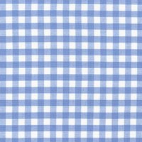 Baby Blau Gingham Baumwollstoff - Nach Maß Spannbettlaken von babymosesbasket