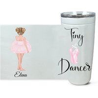 Ballerina Wasserflasche | Geschenke Ballett Personalisierte Kinder Geburtstag von babysdreamworld