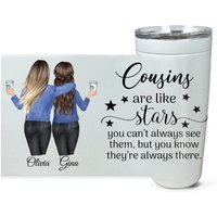 Cousin Geschenk, Geburtstagsgeschenke, Personalisiertes Geschenk Für Cousine, Weihnachten Benutzerdefinierte Tasse, Soul Sisters Tumbler von babysdreamworld