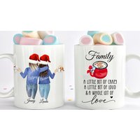 Geheimer Weihnachtsmann Geschenk, Lustige Weihnachtstasse, Schwester Weihnachtsgeschenk, Freundschaftsgeschenk, Beste Freunde Tasse, Familie Mutter von babysdreamworld