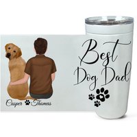 Personalisierter Hunde-Papa-Becher, Hundevater-Becher, Vatergeschenk, Hundeliebhaber-Tasse, Hundevater-Geschenk, Hundevater-Geschenke, Hundebecher von babysdreamworld