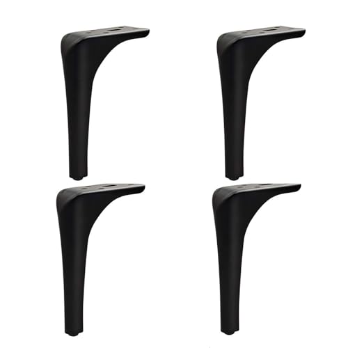 bacedifo Dreieckiger Tischbeine Aus Metall Verstärkte Auflagefläche Mehrere Befestigungslöcher Wasserfest Und Rostfrei mit rutschfeste Geräuschlose Fußmatte Höhe 5.1"/5.9"/7.1" von bacedifo