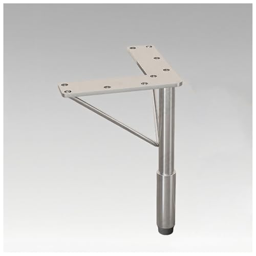 bacedifo Dreieckiger Tischrahmen Couchtisch/TV-Schrank/Sofabeine/Badezimmerschrank-Stützbeine Edelstahlmaterial Wasserdicht Und Verschleißfest (2er-Set) von bacedifo