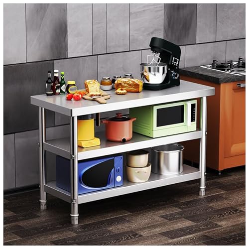 bacedifo Hochbelastbare Edelstahl-Werkbank Zerlegbar Dreistufiges Design Abgerundete Kantenschutz Höhe 31.5" Tragkraft 400 Kg Küchenwerkbank Wasserfest Und Rostfrei bacedifo Hochbelastbare Edelstahl-Werkbank Zerlegbar Dreistufiges Design Abgerundete Kantenschutz Höhe 31.5" Tragkraft 400 Kg Küchenwerkbank Wasserfest Und Rostfrei von bacedifo
