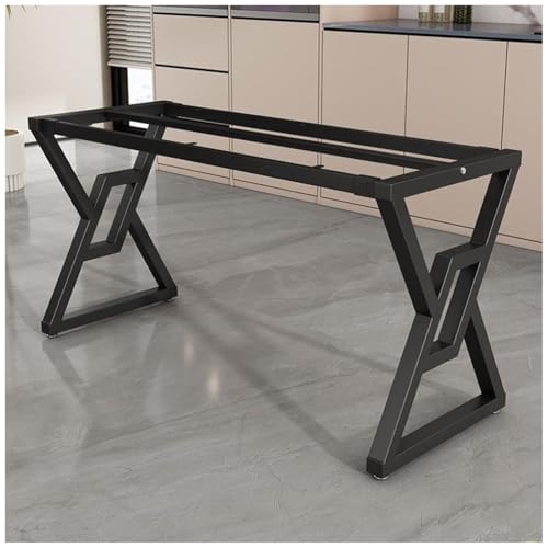 bacedifo Industrieller Metall Tischbein DIY-Möbelstütze mit Verstellbaren Fußpolstern Verstärkten Querstreben Steckmontage Und Integrierten Schweißnähten bacedifo Industrieller Metall Tischbein DIY-Möbelstütze mit Verstellbaren Fußpolstern Verstärkten Querstreben Steckmontage Und Integrierten Schweißnähten von bacedifo