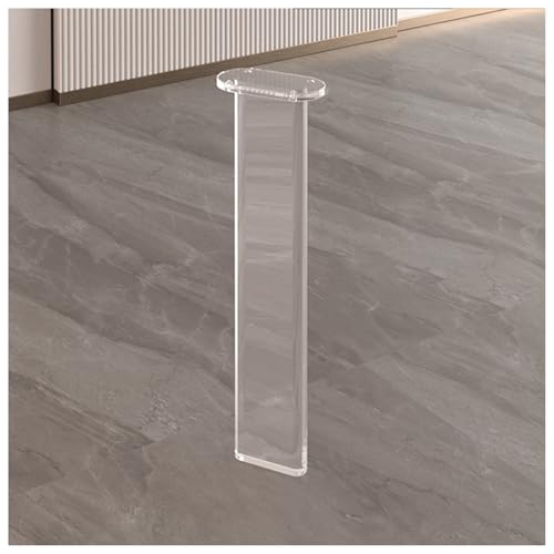 bacedifo Ovaler Tischrahmen Aus Acryl Verstärkter Transparenter Schreibtischrahmen Bars-Theke/Esstisch/Couchtisch/Beistelltischgestell Länge 5.7" (1 Stück) von bacedifo