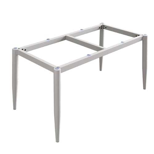 bacedifo Rechteckiger Metalltischrahmen mit Querstrebenverstärkung Tragkraft 500 Kg Stützfuß Für Schreibtische/Couchtische/Esstische Wasserfest Höhe 28.3" von bacedifo