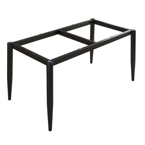 bacedifo Rechteckiger Metalltischrahmen mit Querstrebenverstärkung Tragkraft 500 Kg Stützfuß Für Schreibtische/Couchtische/Esstische Wasserfest Höhe 28.3" von bacedifo