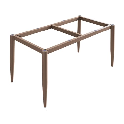 bacedifo Rechteckiger Metalltischrahmen mit Querstrebenverstärkung Tragkraft 500 Kg Stützfuß Für Schreibtische/Couchtische/Esstische Wasserfest Höhe 28.3" von bacedifo