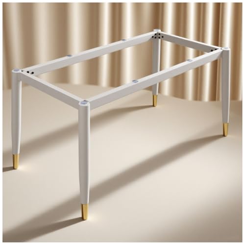 bacedifo Rechteckiger Metalltischrahmen mit Querstrebenverstärkung Tragkraft 500 Kg Stützfuß Für Schreibtische/Couchtische/Esstische Wasserfest Höhe 28.3" von bacedifo