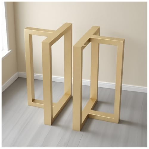 bacedifo T-förmiger Metall-Tischrahmen Tragkraft 300 Kg Höhe 28.3" Geeignet Für Schreibtisch-/Esstisch-/Bürotischgestelle Couchtisch-/Bartheken-/Stützrahmen Wasserfest Und Verschleißfest (2er-Set) von bacedifo