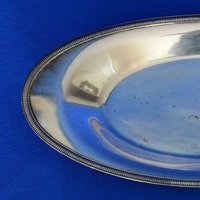 Vintage Carol Muster Brot Tablett - Serviertablett Von Oneida Ltd. Musternummer 3725 Silverplate Hohlware von backstashandbygones