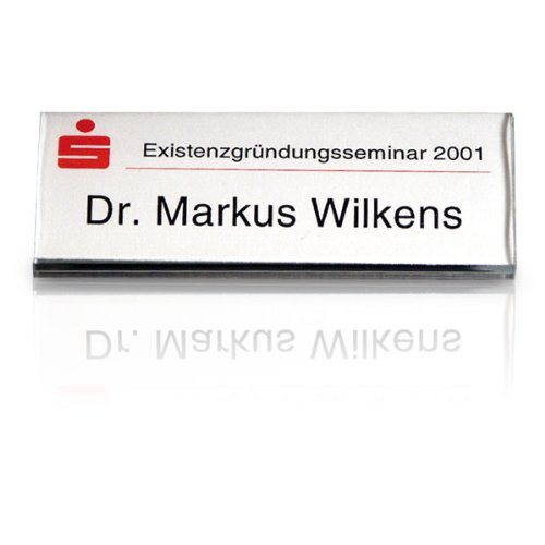 badgepoint Namensschilder profil 40 Hohlprofil mit Magnetverschluss, Sichtfläche aus Acrylglas 1 VE = 10 Stück, Maße: 7,5 x 4,0 cm Selbstbeschriftung badgepoint Namensschilder profil 40 Hohlprofil mit Magnetverschluss, Sichtfläche aus Acrylglas 1 VE = 10 Stück, Maße: 7,5 x 4,0 cm Selbstbeschriftung von badgepoint