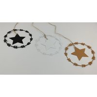 Fensterdeko Weihnachten Stern, Fensterbild Weihnachtsdeko Sterne, Deko Advent Weihnachtsbild Stern von bagsnap