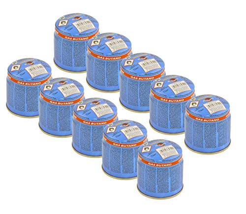 bahama 10x Universal 190g Butan Stechkartusche Gas Kartusche Gaskartuschen Gasbrenner Campingkocher von bahama