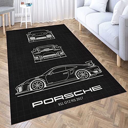bailongma Drucken Schlafzimmer Anti-Rutsch Flanell Fußmatten Home Mode Teppich Teppiche Neu C23 80X120CM von bailongma
