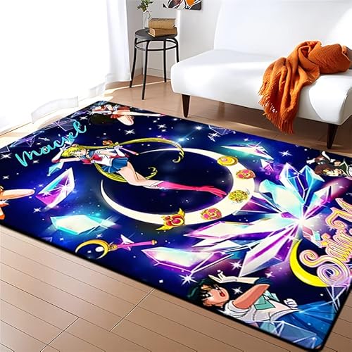 bailongma Nautischer Teppich Wohnzimmer Küchenmatte Grau 40x60 cm Rutschfest Mittlerer Stapel Anti Rutsch Stuhl Kissen von bailongma