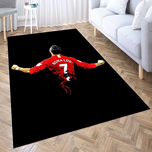 bailongma Ronaldo Minimal 3D Teppich Wohnzimmer Küche Eingang Tür Matte Anti-Rutsch Boden Teppich Badezimmer Bereich Flurmatten B2840 80X120CM von bailongma