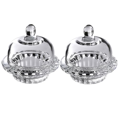 bainuote Dessertschale Glas Dessertgläser 2er Glasschalen Set Schalen Dessertschale Transparent 140ml Eisschalen mit Deckel bainuote Dessertschale Glas Dessertgläser 2er Glasschalen Set Schalen Dessertschale Transparent 140ml Eisschalen mit Deckel von bainuote