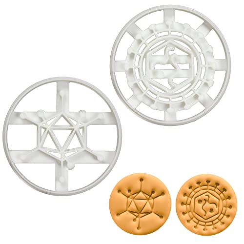 2er Set Virus Ausstechformen (Formen: Adenovirus & Retrovirus), 2 Teile, Bakerlogy von bakerlogy