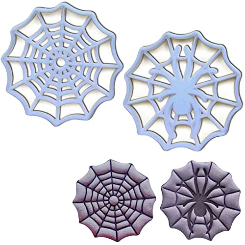 2er Set Spinnweben Ausstechformen (Formen: Spinnweben und Spinnweben mit Spinne), 2 Teile, Bakerlogy von bakerlogy