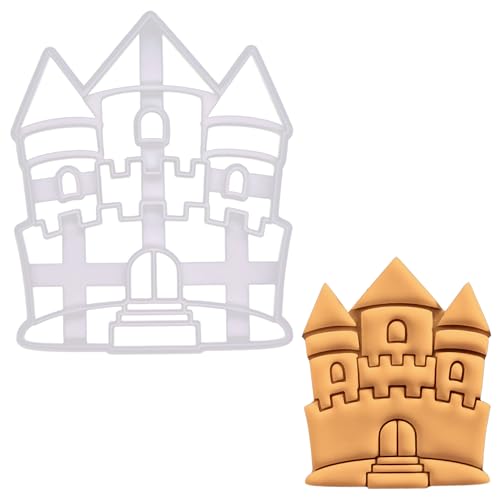BAKERLOGY Burg Ausstechform - Detailliertes Keksausstecher-Design zum Backen und Basteln, ideal für Fondant, Teig, Ton BAKERLOGY Burg Ausstechform - Detailliertes Keksausstecher-Design zum Backen und Basteln, ideal für Fondant, Teig, Ton von bakerlogy