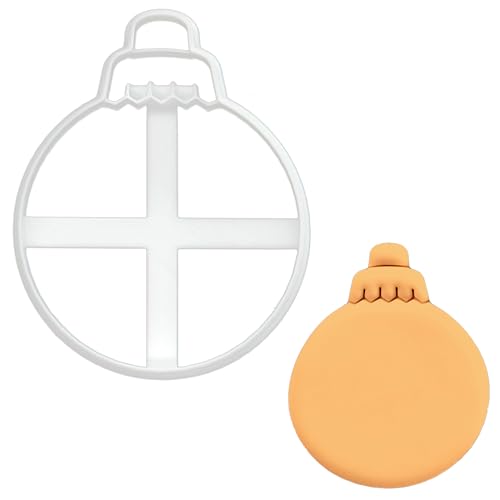 BAKERLOGY Einfache Weihnachtskugel Ausstechform - Weihnachtsbaumschmuck Ausstecher, Christbaumkugel Plätzchenausstecher, Christbaumschmuck Keksausstecher BAKERLOGY Einfache Weihnachtskugel Ausstechform - Weihnachtsbaumschmuck Ausstecher, Christbaumkugel Plätzchenausstecher, Christbaumschmuck Keksausstecher von bakerlogy