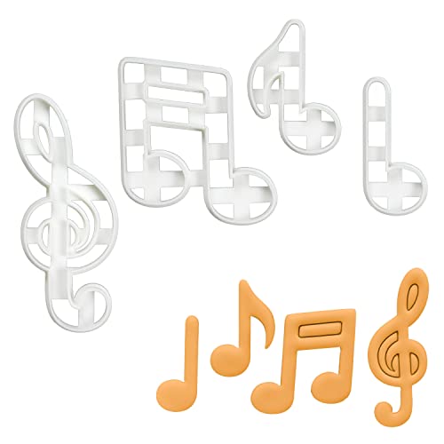 Musiknoten und Violinschlüssel Ausstechformen, 4 Teil Musiknoten und Violinschlüssel Ausstechformen, 4 Teil von bakerlogy