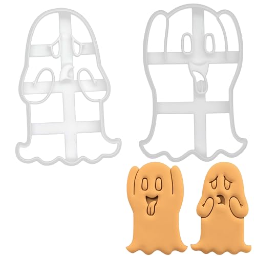 Bakerlogy 2 Teil Ausstechform, 2 süßer Geist, Halloween von bakerlogy