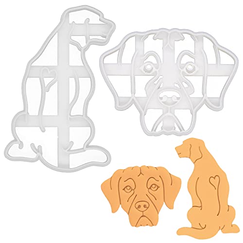 Satz von 2 Rhodesian Ridgeback Hund Ausstechformen, 2 Teil von bakerlogy