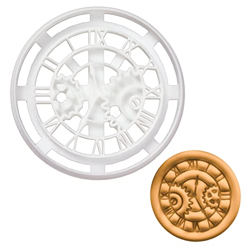 Steampunk-Uhr Ausstechform, 1 Teil, Ideal für die selbstgestaltete Dampfzeitalter Themenparty inspiriert von der Viktorianischen Zeit, Bakerlogy von bakerlogy