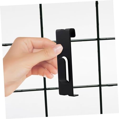 Balacoo 10 Stück Teiliges Metall Haken für Rasterpaneele Praktische Wandhaken für Gitterwände Vielseitig Einsetzbar zur Aufhängung von Bildern Rahmen und Dekoration Robust und Einfach von balacoo