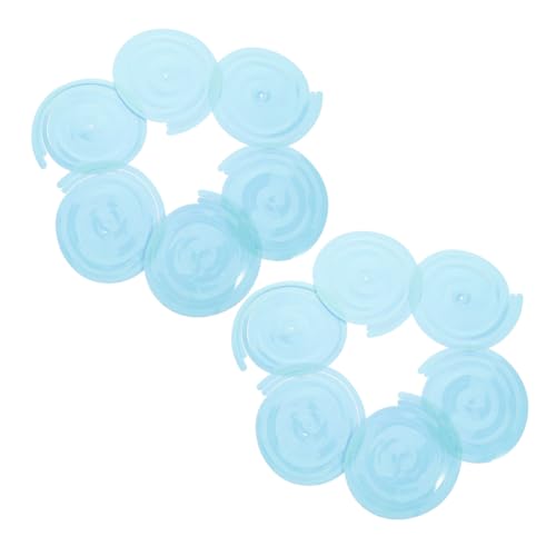 Balacoo 18 Stück Teiliges Spiraldekor aus Langlebigem Kunststoff Hängende Spiralanhänger in Zartem Makronenblau Dekorative Party Deko für Geburtstage Hochzeiten und Festliche Anlässe von balacoo