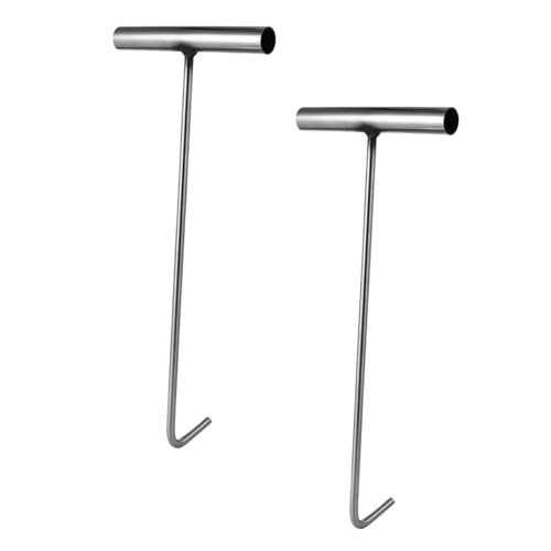 Balacoo 2 Stück T Haken Teilig mit Stumpfer Spitze Manhole Deckelheber Roll Up Tür Lifter Haken Vielseitig Einsetzbar für Abflusskanäle und Sicher und Langlebig Balacoo 2 Stück T Haken Teilig mit Stumpfer Spitze Manhole Deckelheber Roll Up Tür Lifter Haken Vielseitig Einsetzbar für Abflusskanäle und Sicher und Langlebig von balacoo