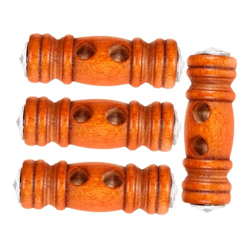 Balacoo 4 Stück Teiliges Retro Holzknöpfe für Mantel Langlebige Horn Knebelknöpfe Vielseitige Verschlussknöpfe für Jacken Strickwaren und Kinderbekleidung Garderoben Dekoration von balacoo
