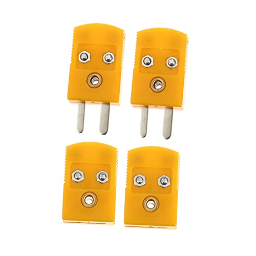 Balacoo 4Stücke K Thermoelement Adapter Hochtemperatur Kunststoffstecker für Thermoelemente für Elektroinstallation Temperaturmessung von balacoo
