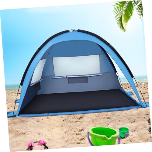 Balacoo Faltbares Strandzelt UV Schutz UPF Leichtes Campingzelt mit Belüftung und Windschutz für Personen Tragetasche und Sandtaschen für Familie und Outdoorurlaub Balacoo Faltbares Strandzelt UV Schutz UPF Leichtes Campingzelt mit Belüftung und Windschutz für Personen Tragetasche und Sandtaschen für Familie und Outdoorurlaub von balacoo