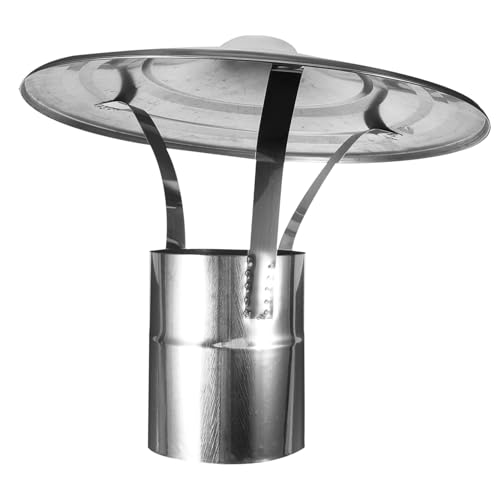 Balacoo Kamin Regenhaube Schornsteinabdeckung Robustes Material Regenfest Leichtgewichtige Ofenrohrabdeckung Einfache ohne Werkzeug für Haus Kaminabschluss von balacoo